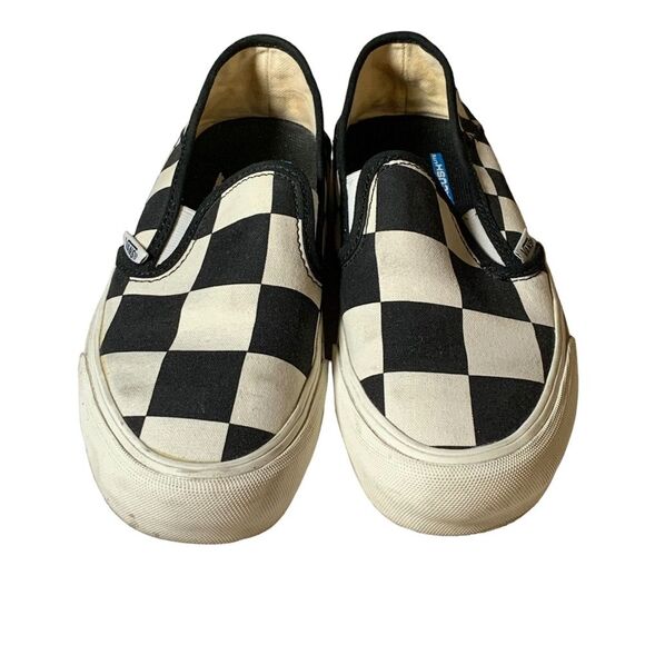 VANS The U SLIP-ON SF MEGA CHECK in Black and White - Picture 4 of 10